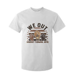 Harriet Tubman We Out 1849 T Shirt For Kid Vintage Sunset Black American Hero