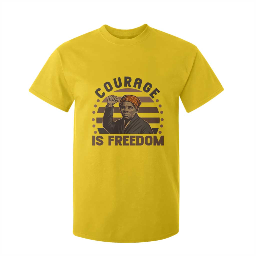Harriet Tubman Legacy T Shirt For Kid Courage Is Freedom