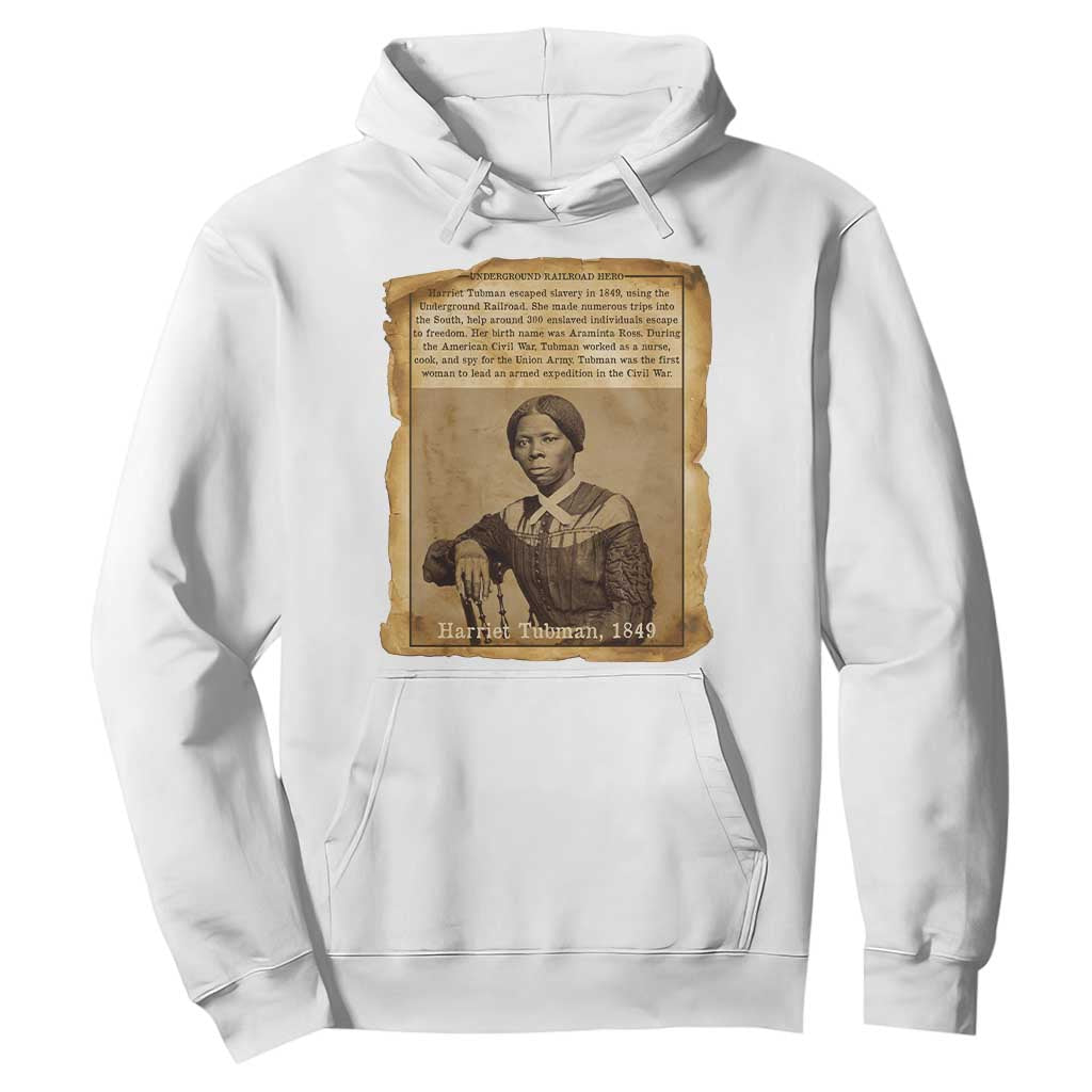 Harriet Tubman Tribute Hoodie Civil Rights Leader Black History Gift