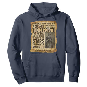Harriet Tubman Quote Hoodie Strength Patience Passion To Change The World