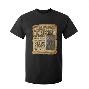 Harriet Tubman Quote T Shirt For Kid Strength Patience Passion To Change The World
