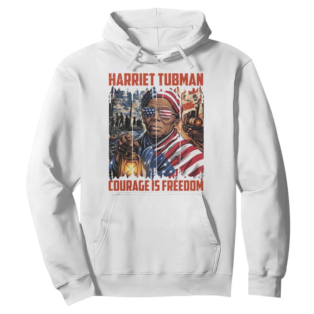Harriet Tubman Courage Is Freedom Hoodie Black History Gift