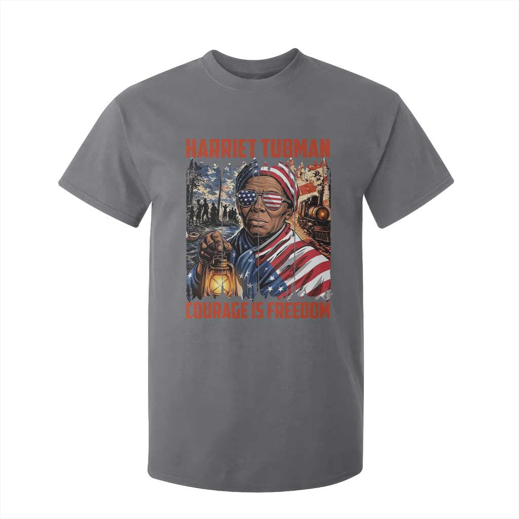 Harriet Tubman Courage Is Freedom T Shirt For Kid Black History Gift