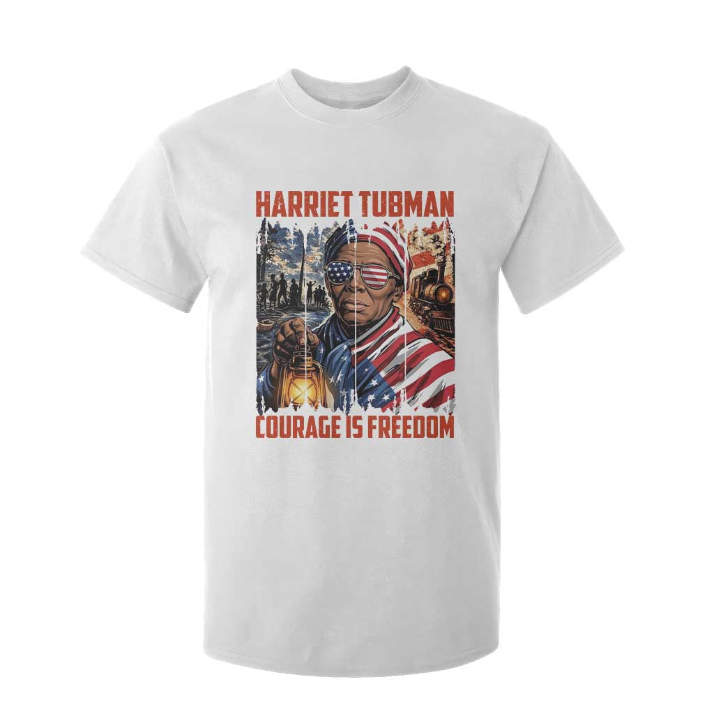 Harriet Tubman Courage Is Freedom T Shirt For Kid Black History Gift