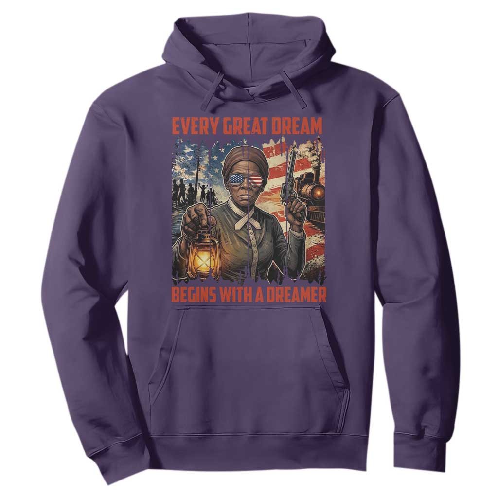 Harriet Tubman Quote Hoodie Every Great Dream Begins With A Dreamer
