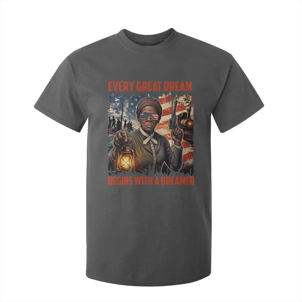 Harriet Tubman Quote T Shirt For Kid Every Great Dream Begins With A Dreamer