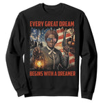 Harriet Tubman Quote Sweatshirt Every Great Dream Begins With A Dreamer