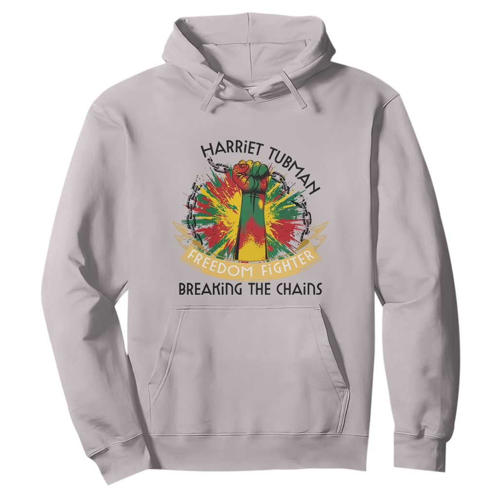 Harriet Tubman Hoodie Underground Railroad Hero Breaking Chains