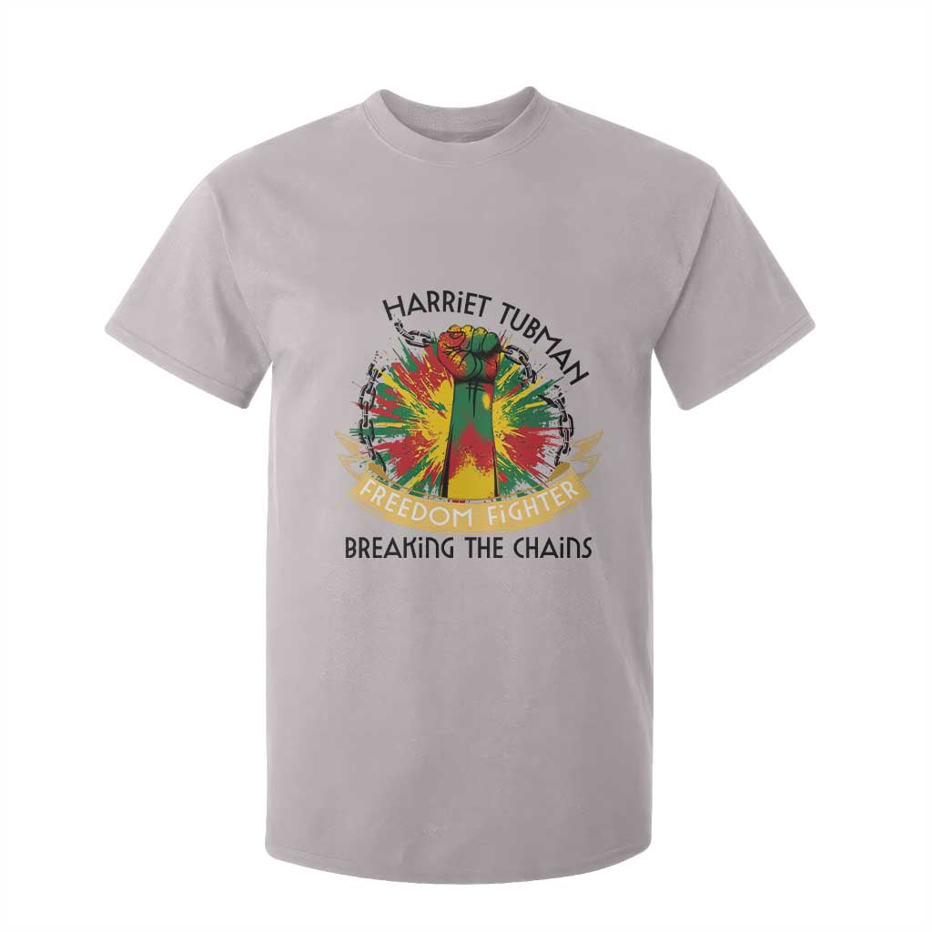 Harriet Tubman T Shirt For Kid Underground Railroad Hero Breaking Chains