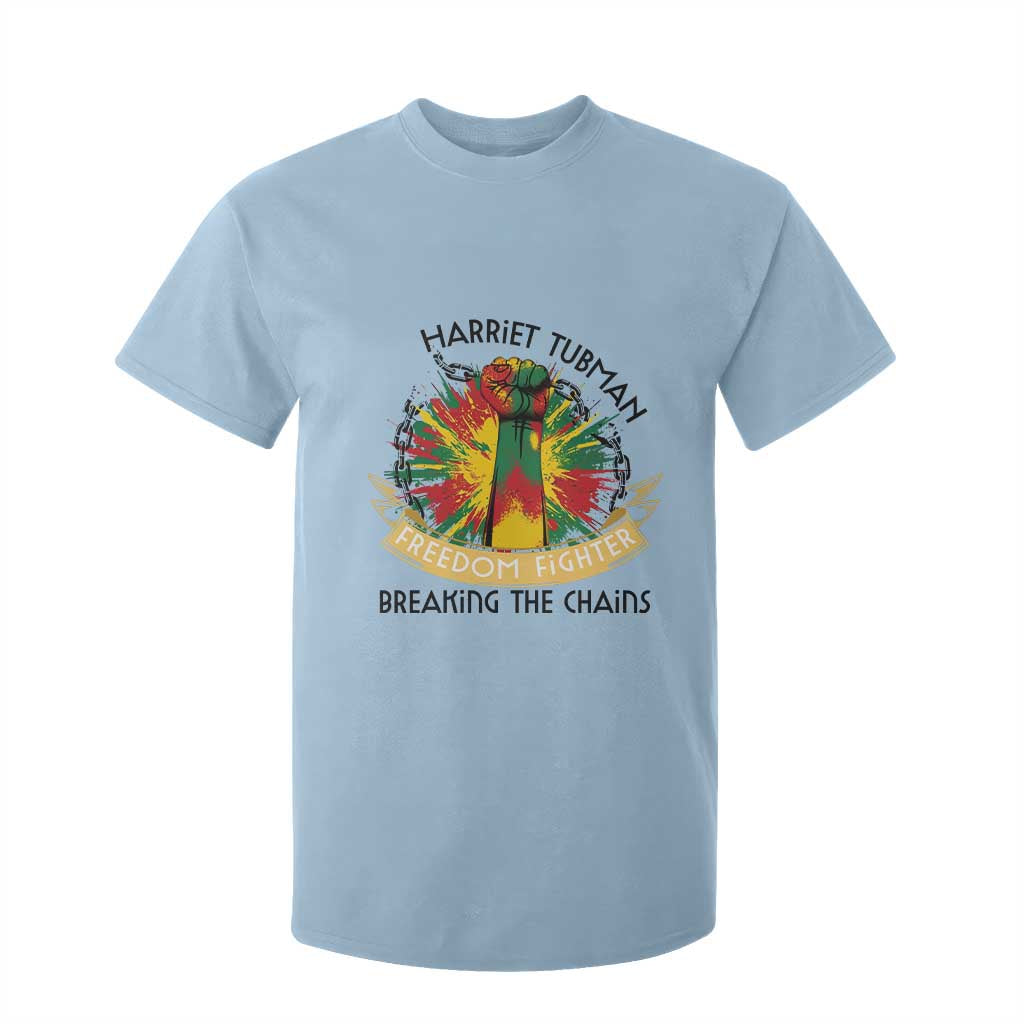 Harriet Tubman T Shirt For Kid Underground Railroad Hero Breaking Chains