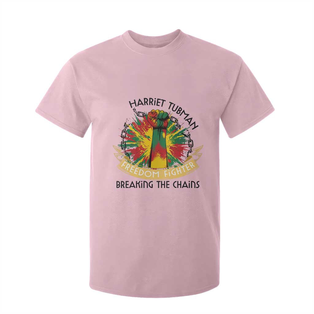Harriet Tubman T Shirt For Kid Underground Railroad Hero Breaking Chains
