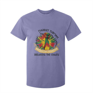 Harriet Tubman T Shirt For Kid Underground Railroad Hero Breaking Chains