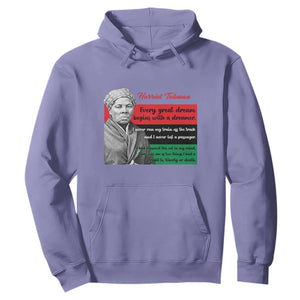 Harriet Tubman Quote Hoodie Pan African Flag Black History