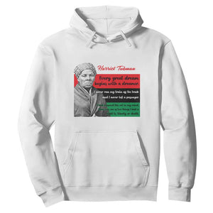 Harriet Tubman Quote Hoodie Pan African Flag Black History