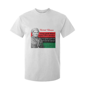 Harriet Tubman Quote T Shirt For Kid Pan African Flag Black History