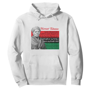 Harriet Tubman Legacy Hoodie Pan African Flag Freedom Fighter Quote