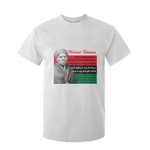 Harriet Tubman Legacy T Shirt For Kid Pan African Flag Freedom Fighter Quote
