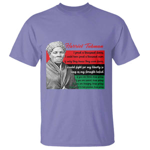 Harriet Tubman Legacy T Shirt Pan African Flag Freedom Fighter Quote