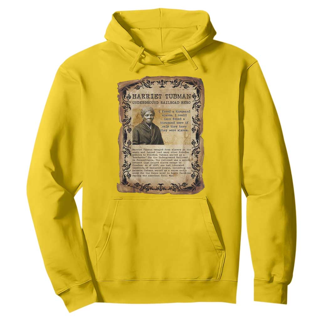 Harriet Tubman Hoodie Womens History Month Gift