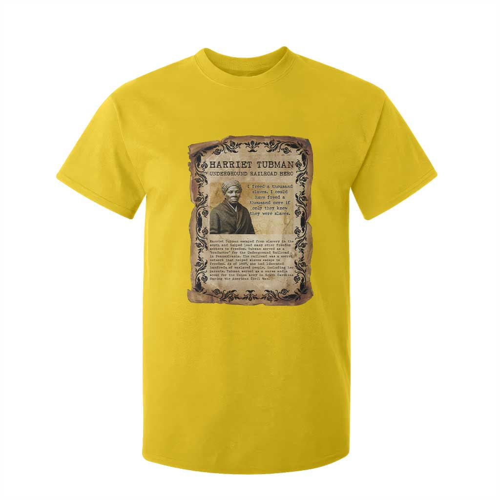 Harriet Tubman T Shirt For Kid Womens History Month Gift