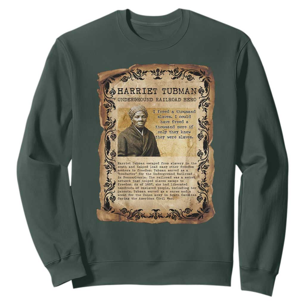 Harriet Tubman Sweatshirt Womens History Month Gift