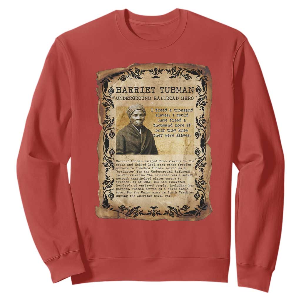Harriet Tubman Sweatshirt Womens History Month Gift