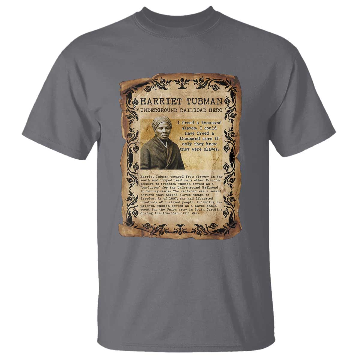 Harriet Tubman T Shirt Womens History Month Gift
