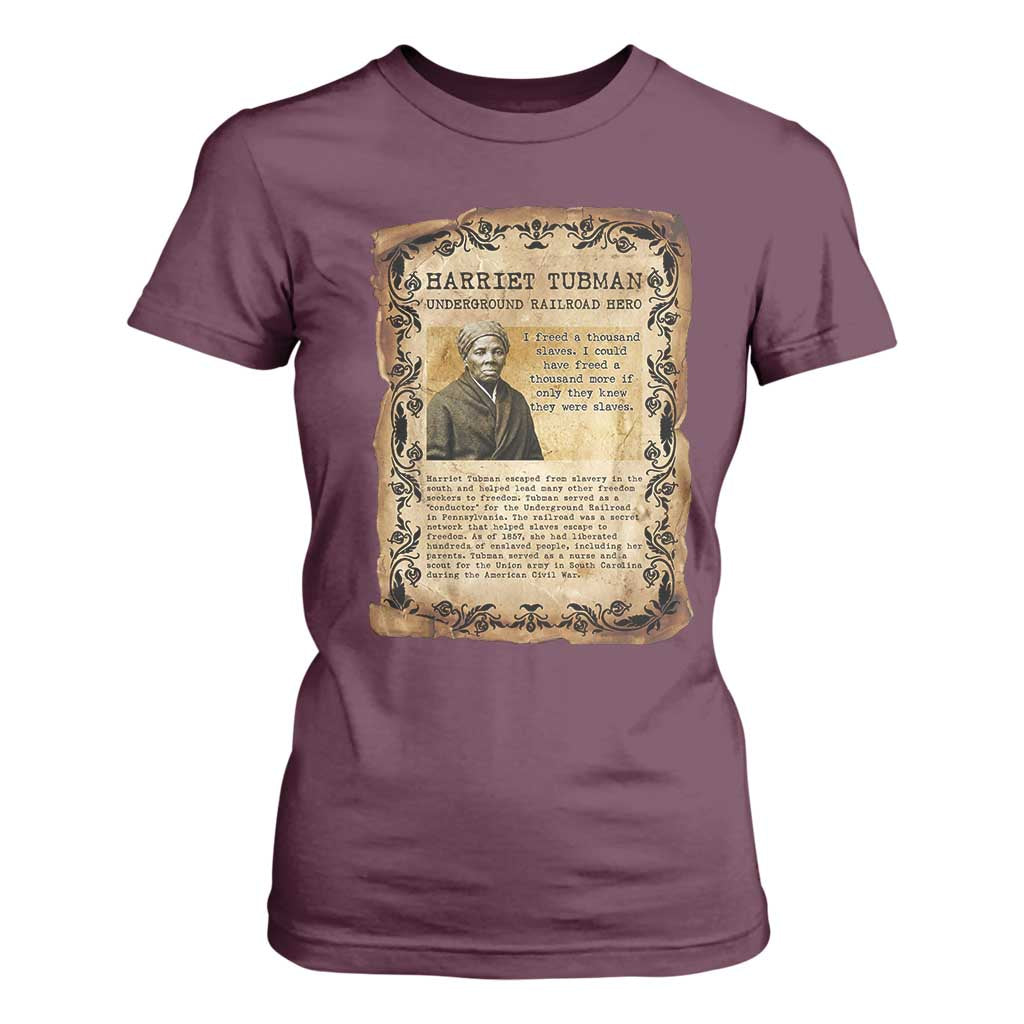 Harriet Tubman T Shirt For Women Womens History Month Gift