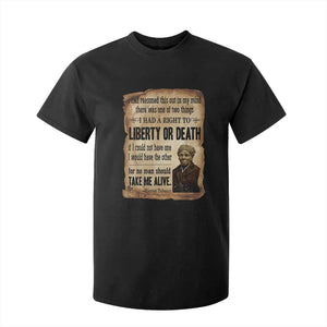 Harriet Tubman T Shirt For Kid Liberty Or Death Black History Legacy
