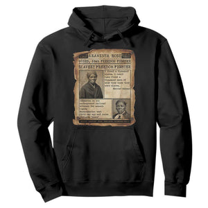Harriet Tubman Newspaper Hoodie Slavery Freedom Fighter Historical