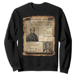 Harriet Tubman Newspaper Sweatshirt Slavery Freedom Fighter Historical