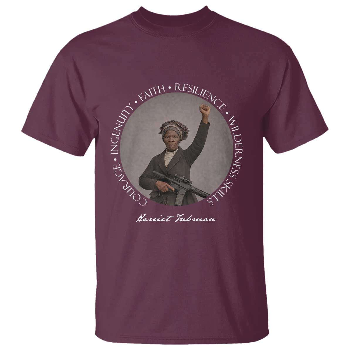 Harriet Tubman Leadership T Shirt Feminist History Gift