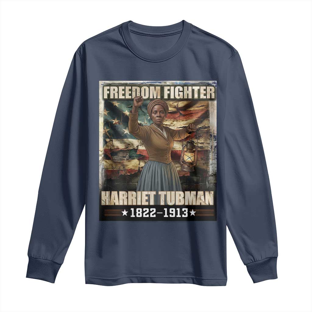Harriet Tubman Long Sleeve Shirt Black History African American Leader Gift
