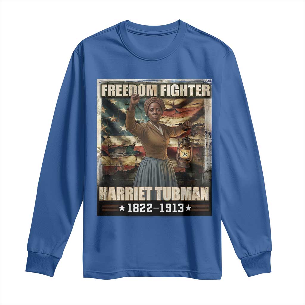 Harriet Tubman Long Sleeve Shirt Black History African American Leader Gift