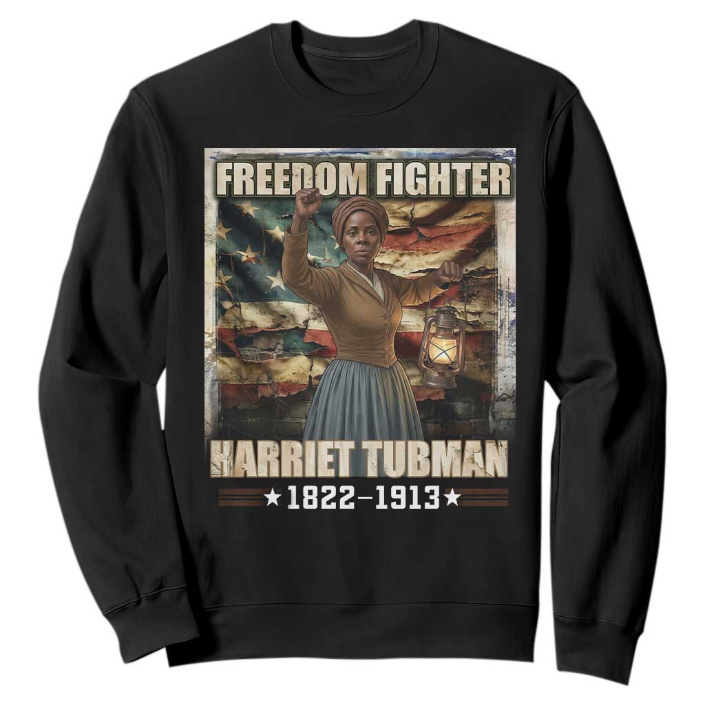 Harriet Tubman Sweatshirt Black History African American Leader Gift