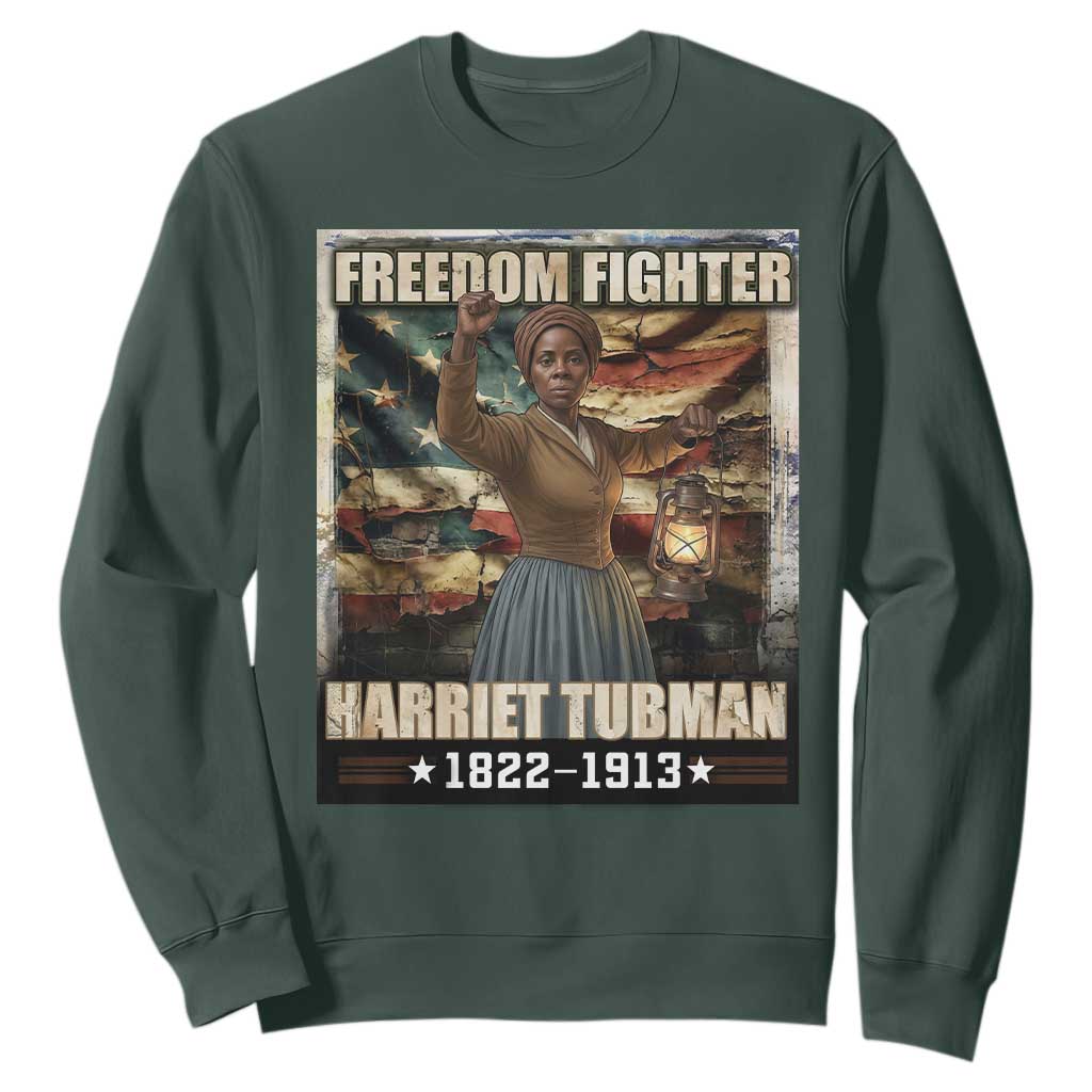 Harriet Tubman Sweatshirt Black History African American Leader Gift