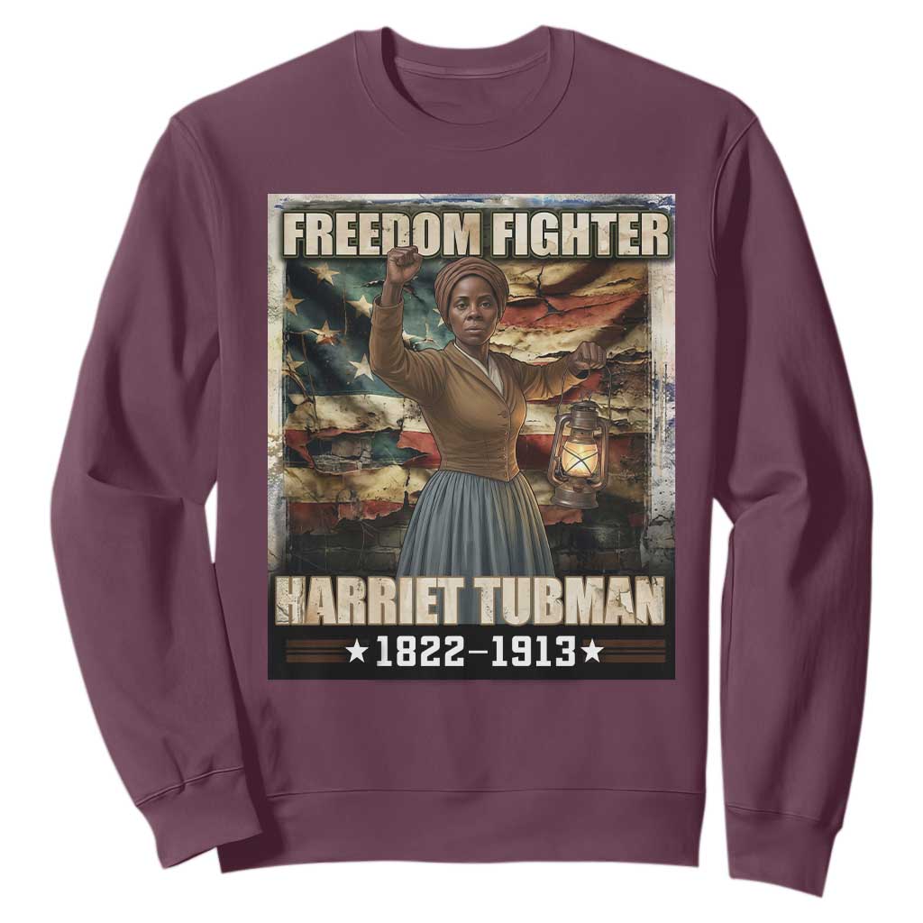 Harriet Tubman Sweatshirt Black History African American Leader Gift