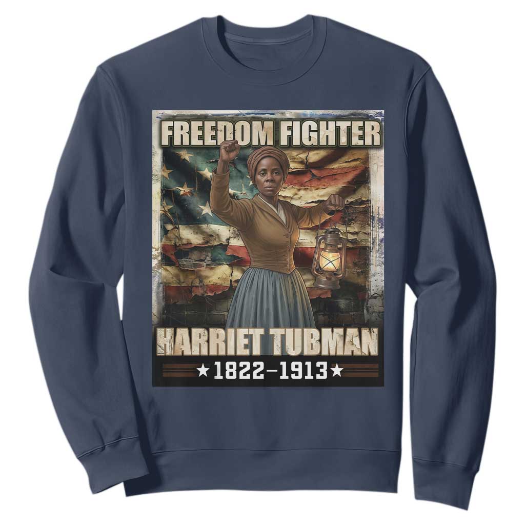 Harriet Tubman Sweatshirt Black History African American Leader Gift