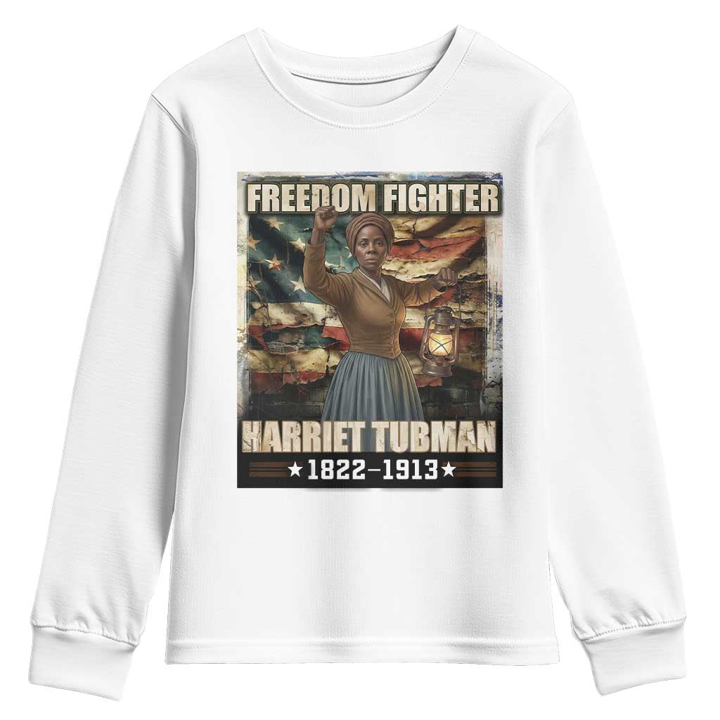 Harriet Tubman Youth Sweatshirt Black History African American Leader Gift