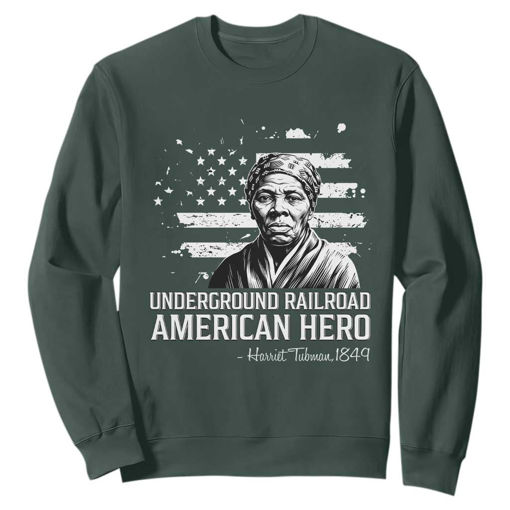 Harriet Tubman Sweatshirt Underground Railroad American Hero History