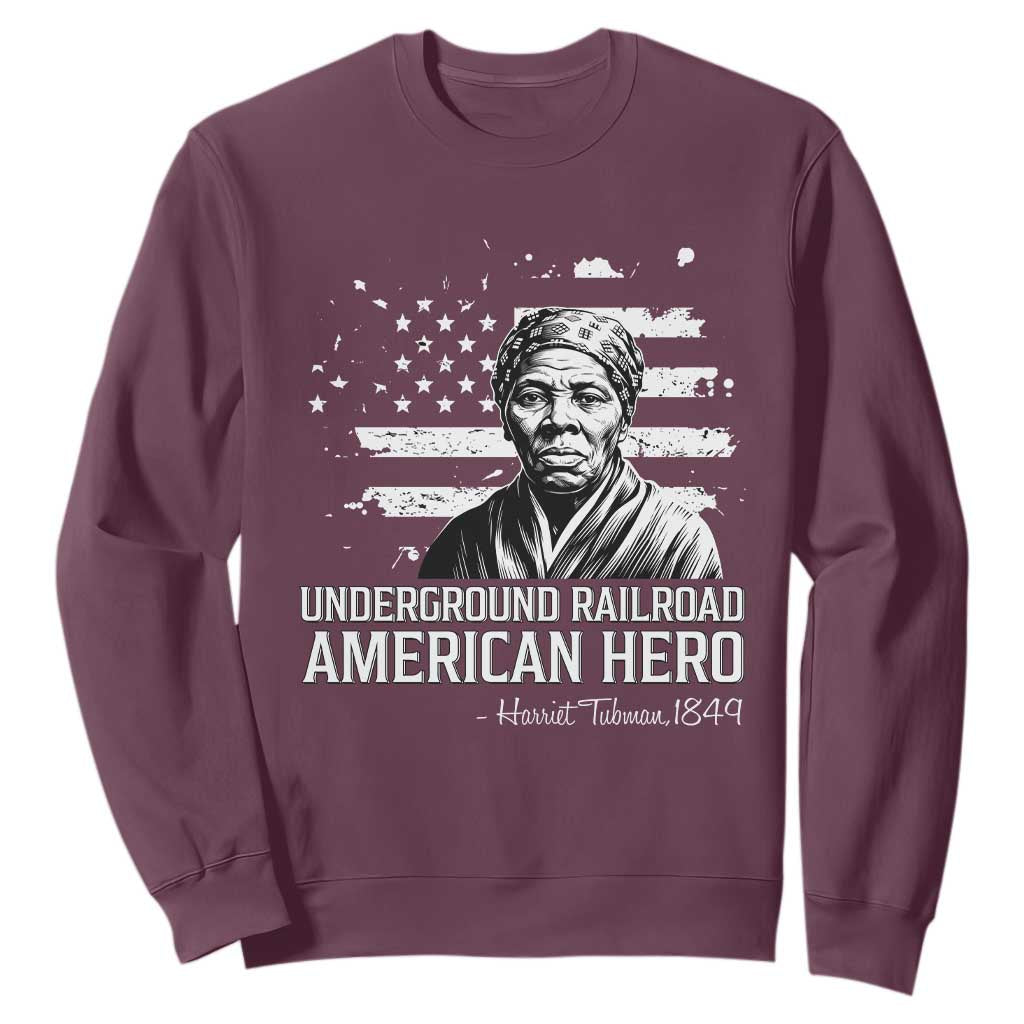Harriet Tubman Sweatshirt Underground Railroad American Hero History