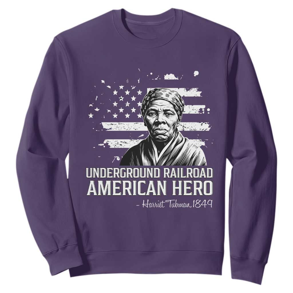 Harriet Tubman Sweatshirt Underground Railroad American Hero History