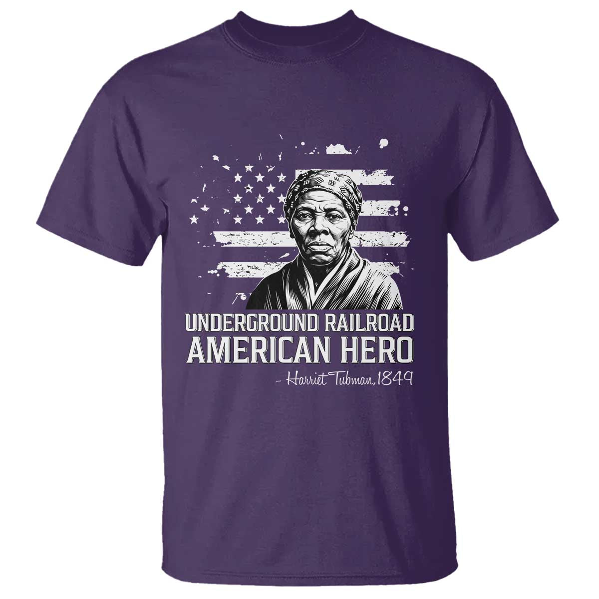 Harriet Tubman T Shirt Underground Railroad American Hero History