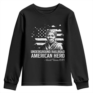 Harriet Tubman Youth Sweatshirt Underground Railroad American Hero History