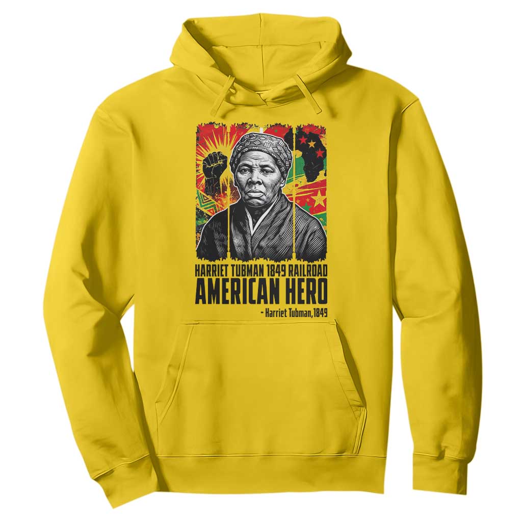 Harriet Tubman Black History Month Hoodie Underground Railroad American Hero History
