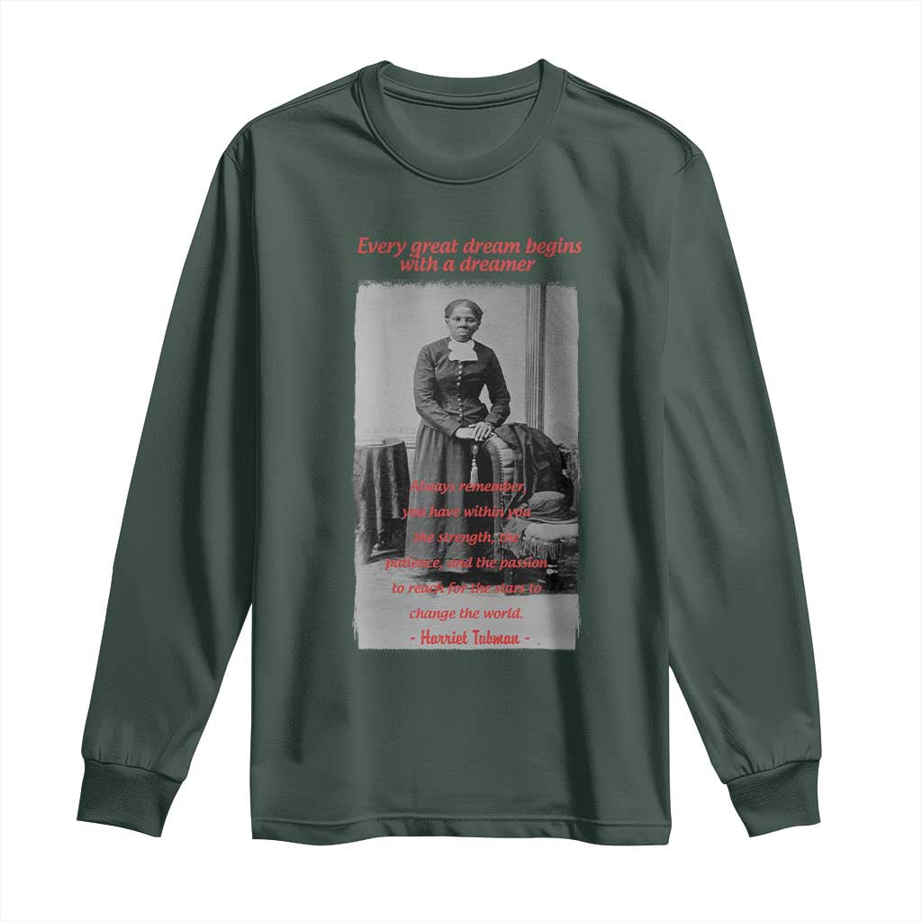 Harriet Tubman Long Sleeve Shirt Black History Month