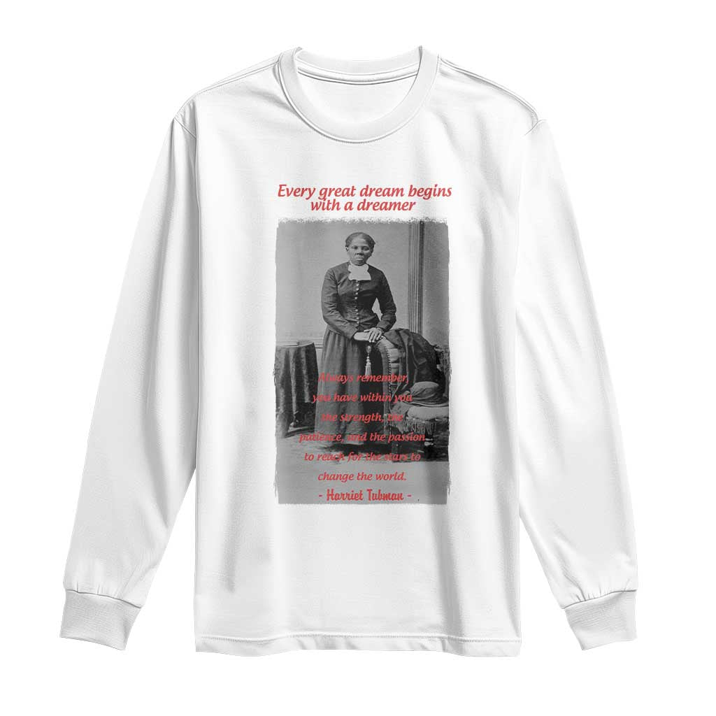 Harriet Tubman Long Sleeve Shirt Black History Month