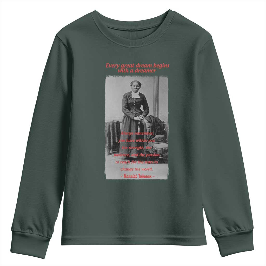 Harriet Tubman Youth Sweatshirt Black History Month