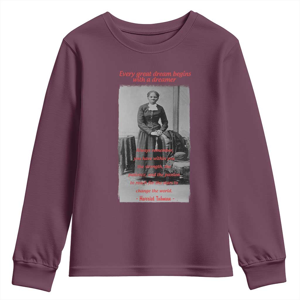 Harriet Tubman Youth Sweatshirt Black History Month