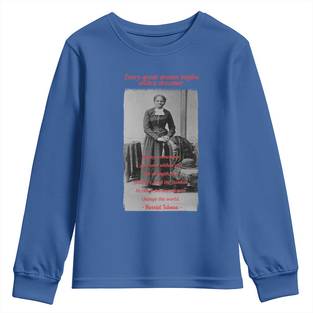 Harriet Tubman Youth Sweatshirt Black History Month